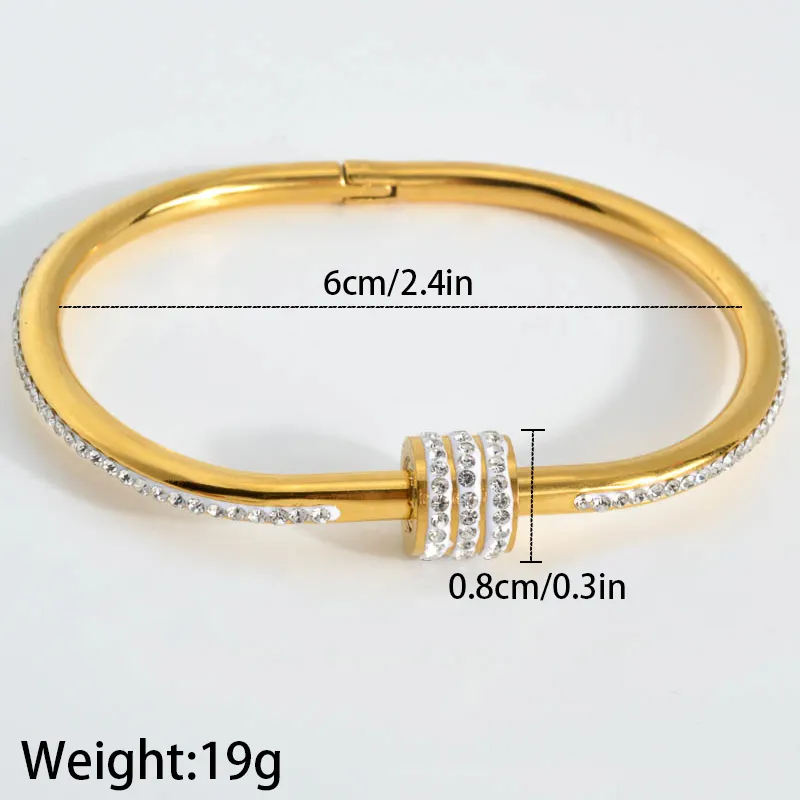 Crystal Wrap Bangle Bracelet