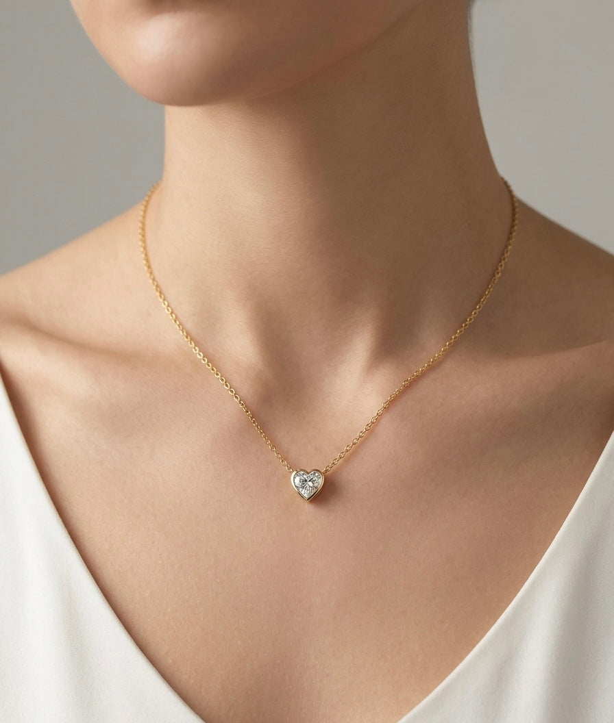Heart Gem Necklace