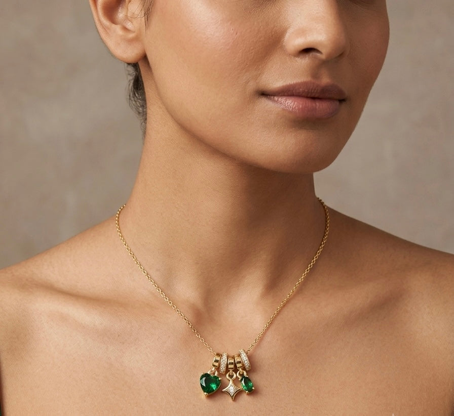 Charm Cascade Necklace
