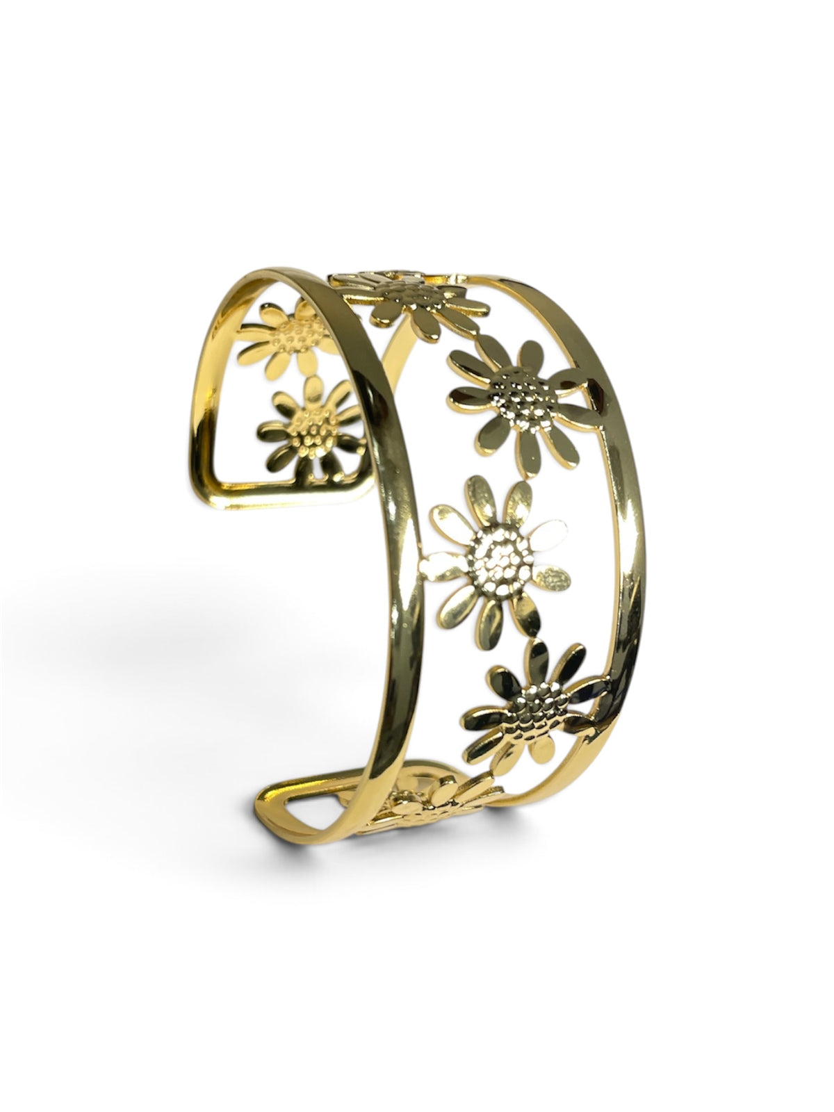 Floral Cuff Bracelet