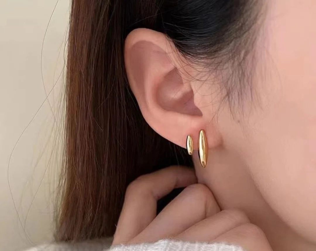 Modern Double Spike Stud