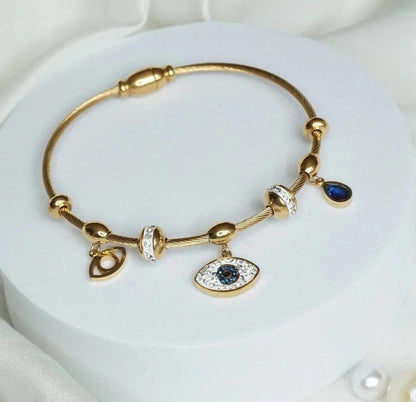 Evil Eye Charm Bracelet