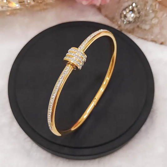 Crystal Wrap Bangle Bracelet