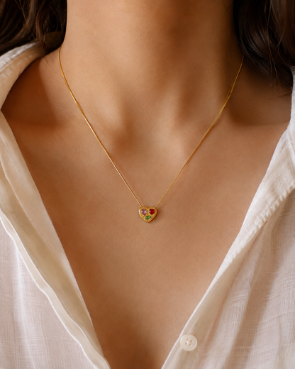 Engraved Heart Necklace