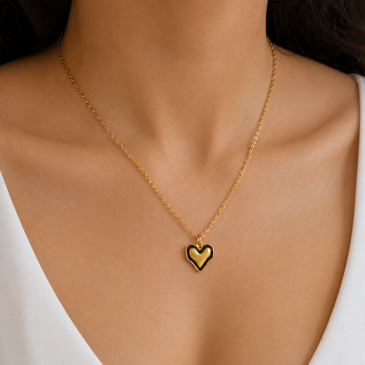 Noir Heart Necklace