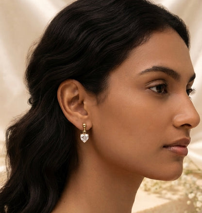 Mini Heart Stud Earrings