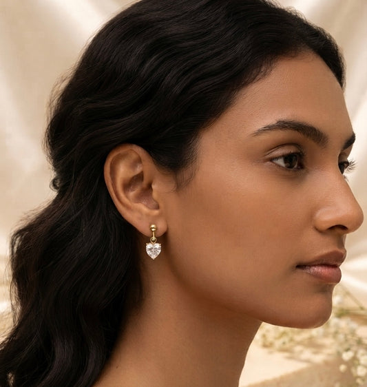 Mini Heart Stud Earrings