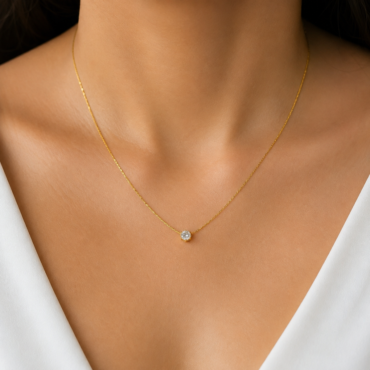 Radiant Stud Necklace