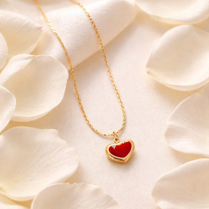 Red Heart Necklace