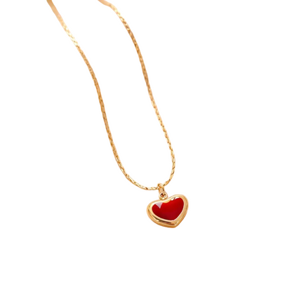 Red Heart Necklace