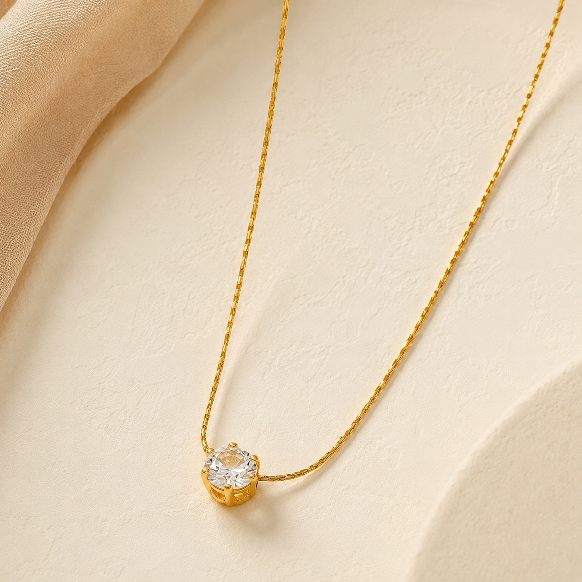 Radiant Stud Necklace
