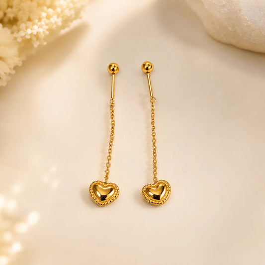 Ivy Heart Earrings