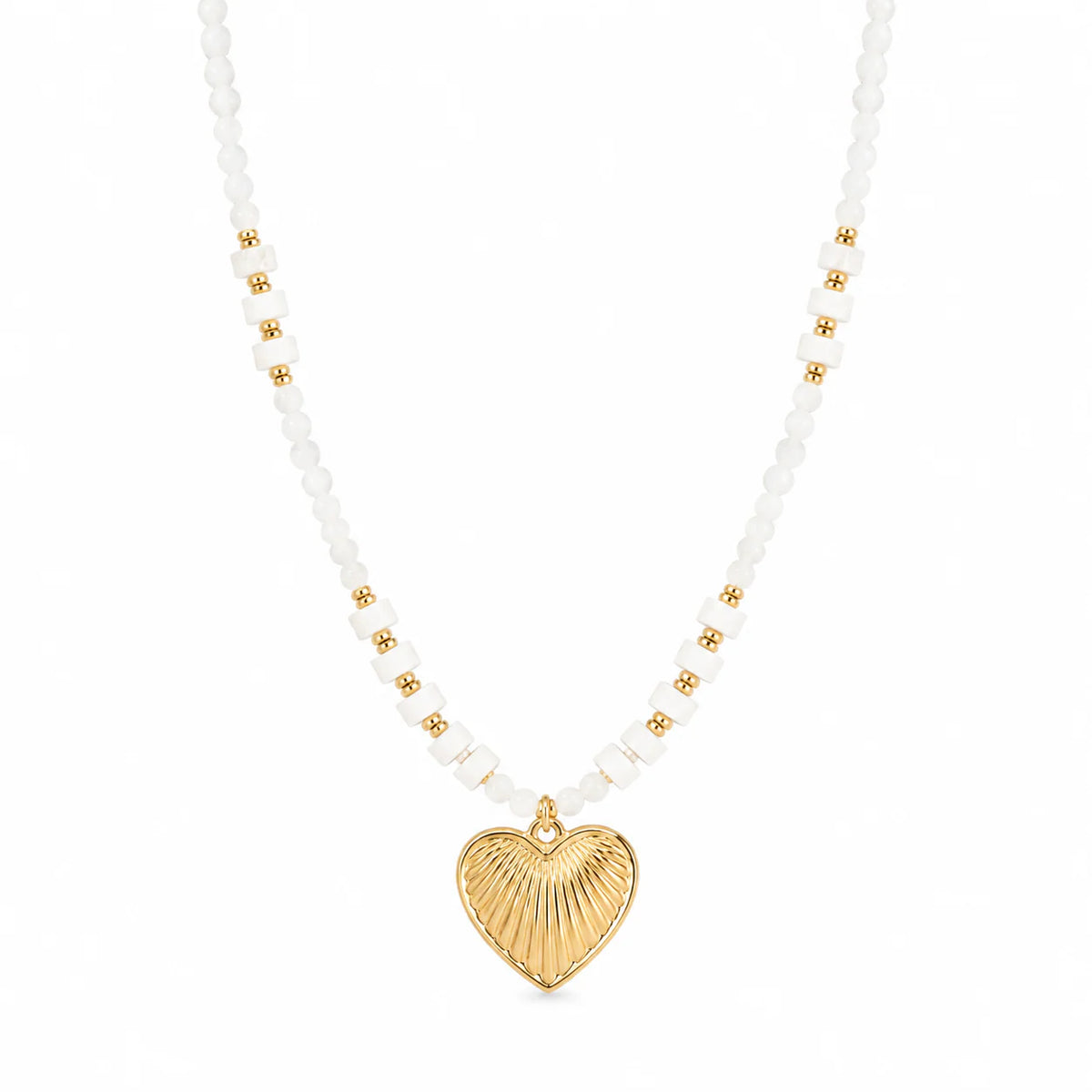 Snow White Gold Necklace