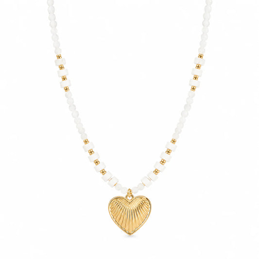 Snow White Gold Necklace