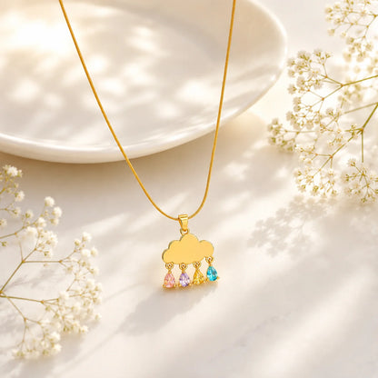 Cloud Drop Necklace