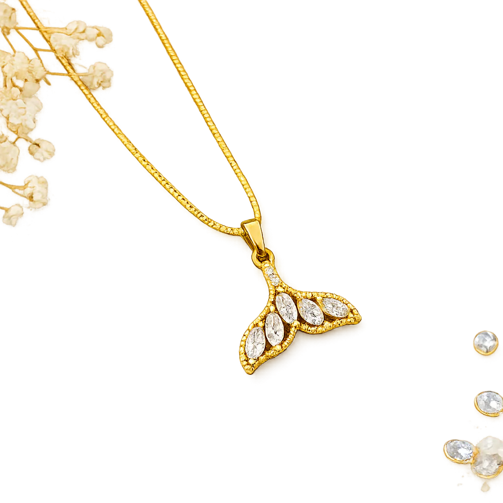 Gold Mermaid Necklace