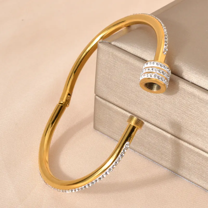 Crystal Wrap Bangle Bracelet