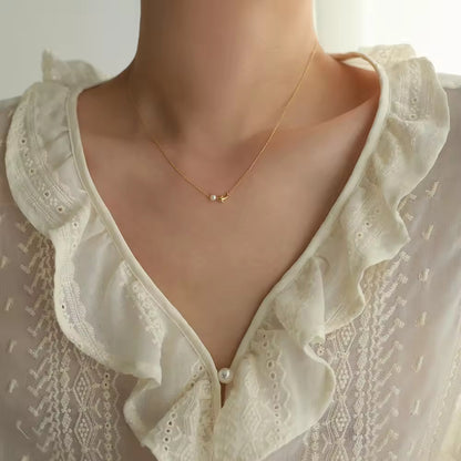 Dolphin Pearl Necklace