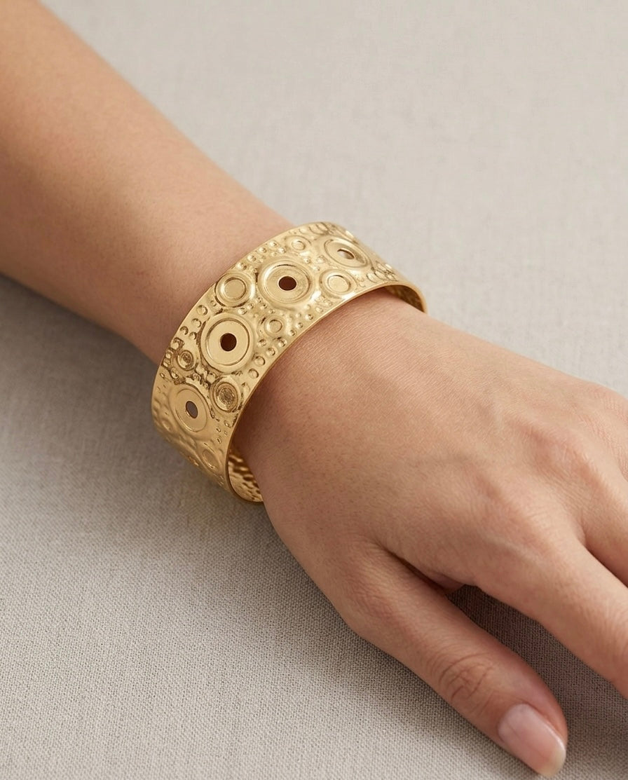 Moonlit Cuff Bracelet