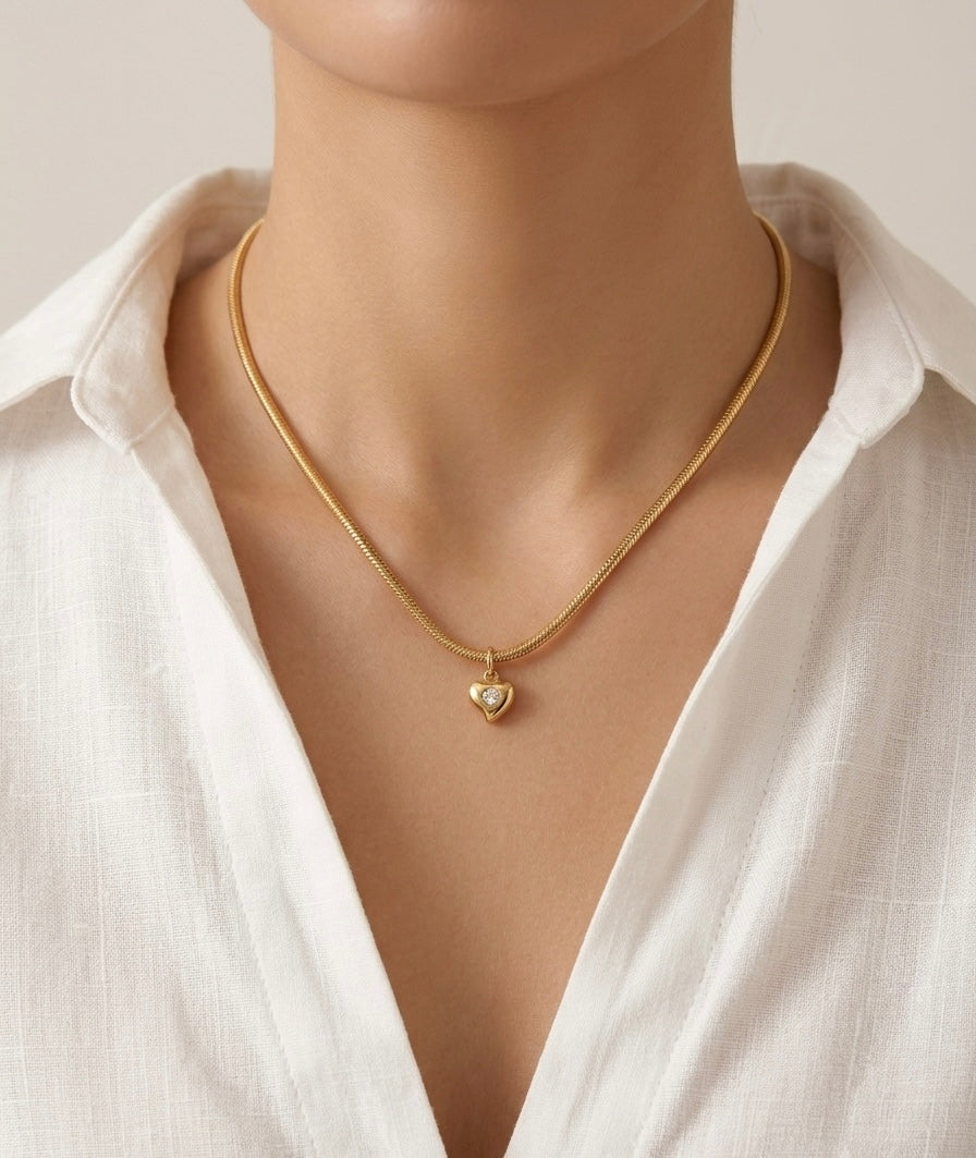 Cupid Heart Necklace