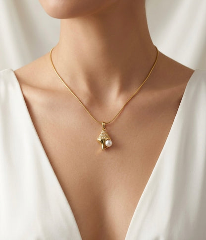 Ocean Pearl Necklace