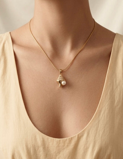 Ocean Pearl Necklace