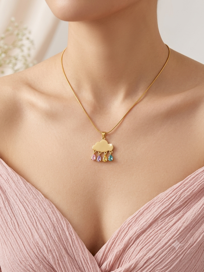 Cloud Drop Necklace