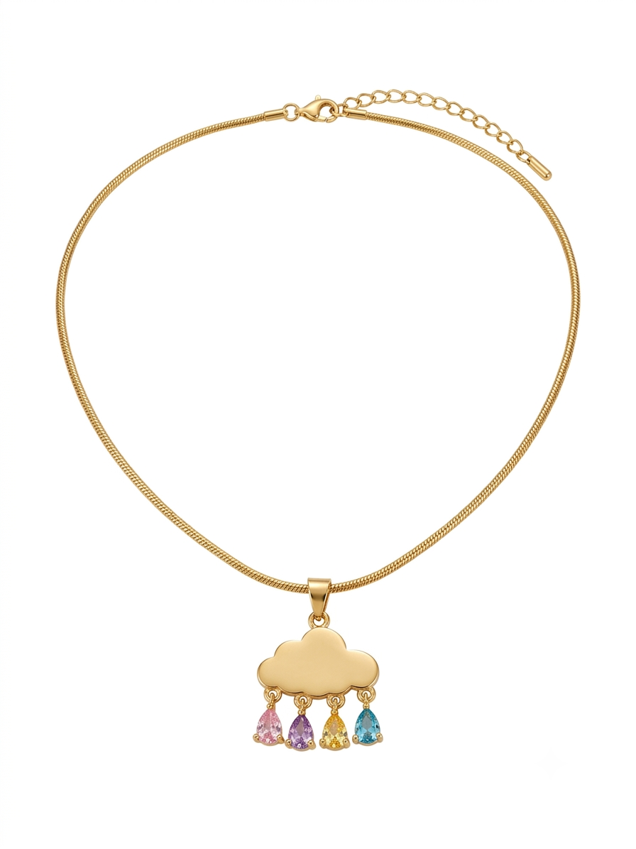 Cloud Drop Necklace