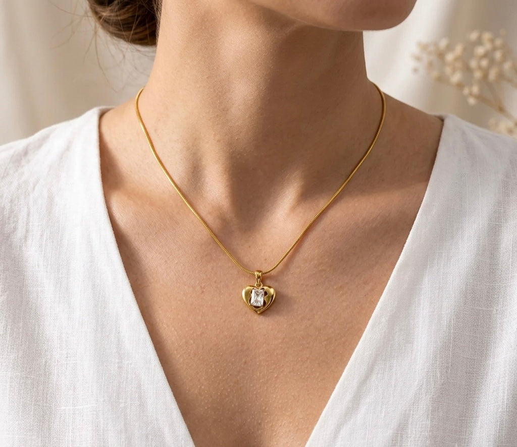 Heart Frame Necklace