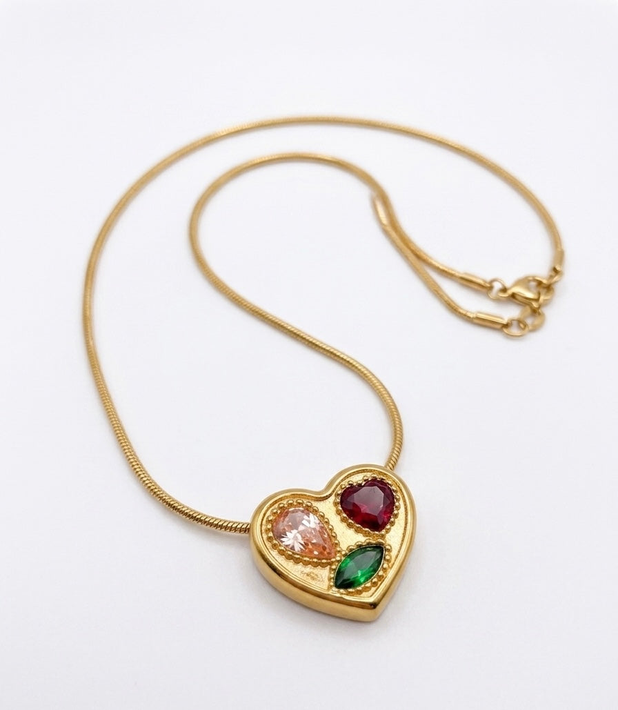 Engraved Heart Necklace