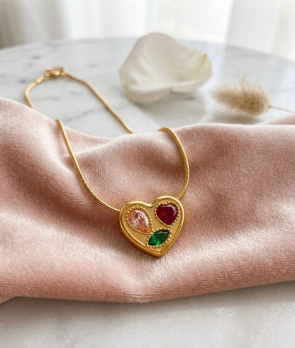 Engraved Heart Necklace