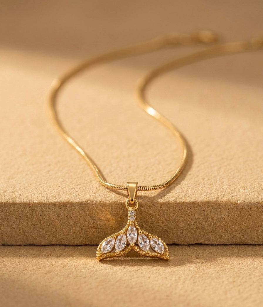 Gold Mermaid Necklace