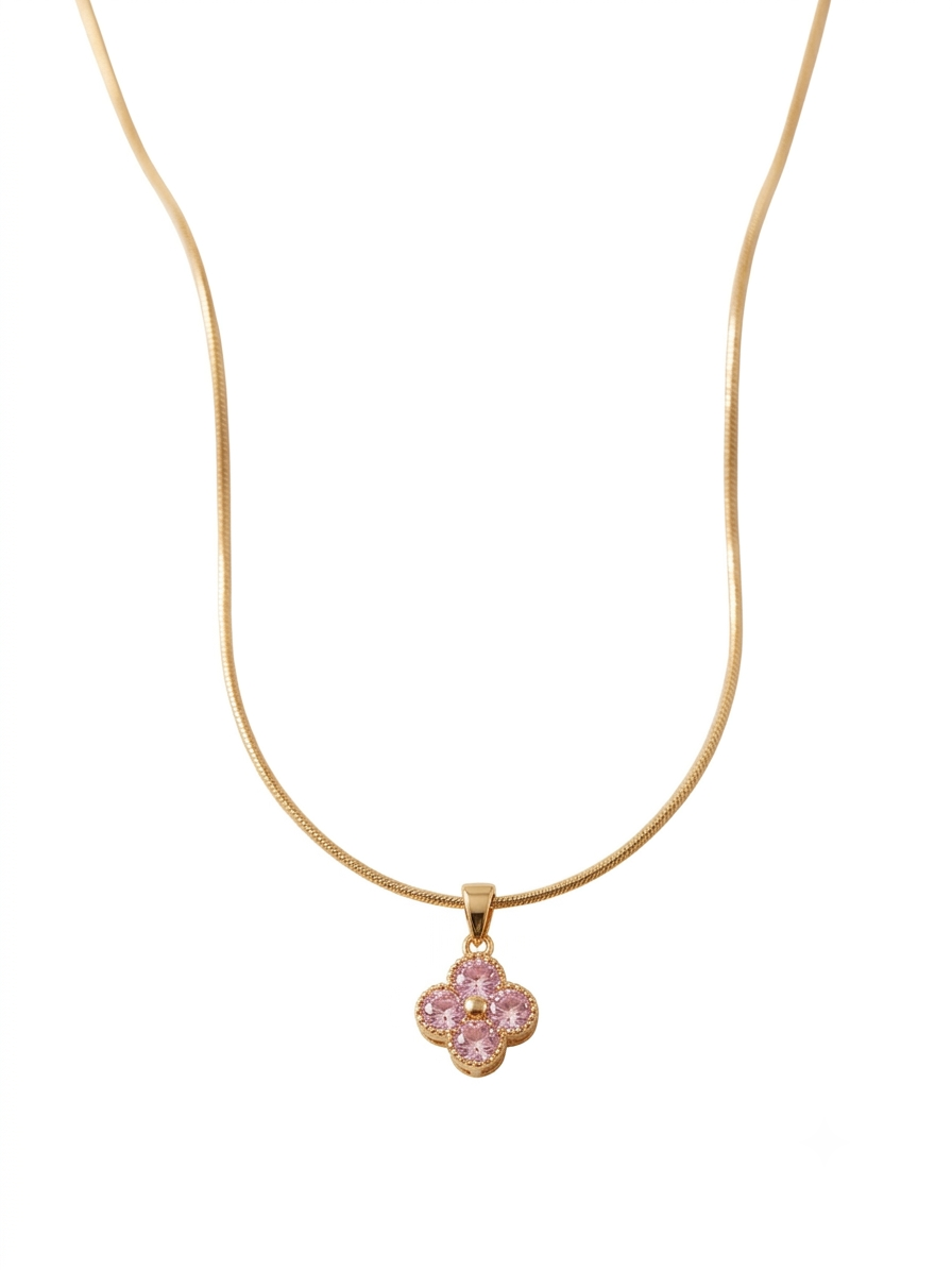 Pink Club Chain Necklace