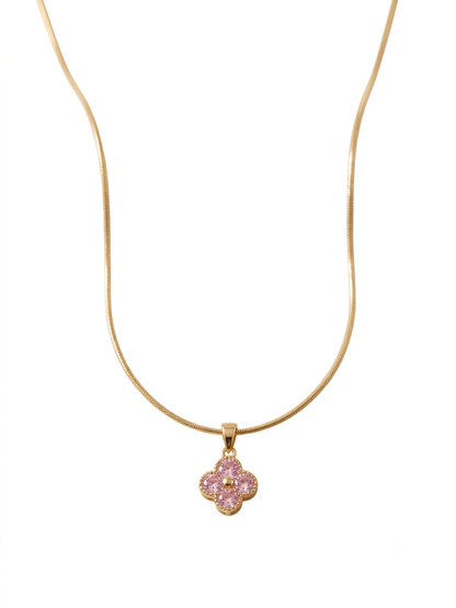 Pink Club Chain Necklace