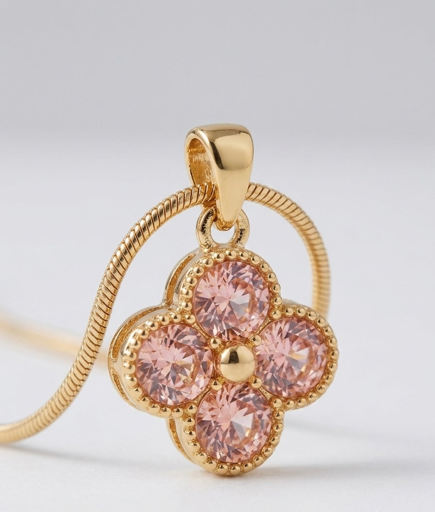 Pink Club Chain Necklace