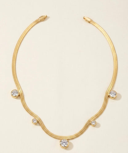 Golden Orbits Necklace