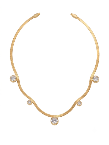 Golden Orbits Necklace