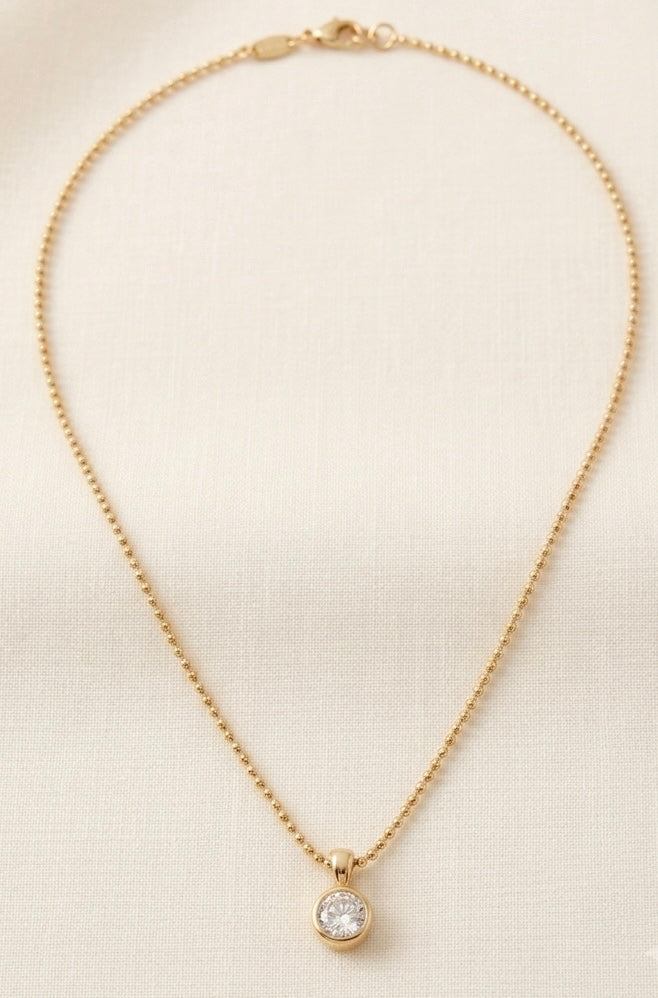 Dotted Pendant Necklace
