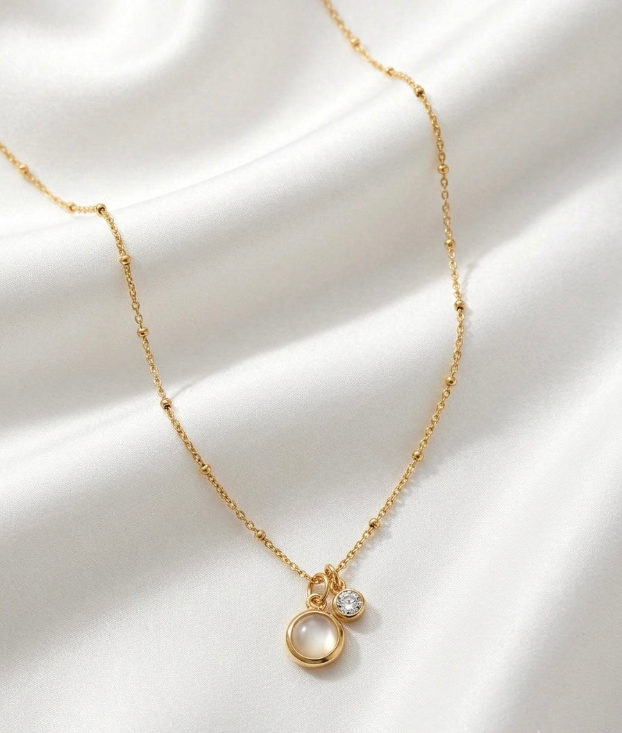 Golden Sands Charm Necklace