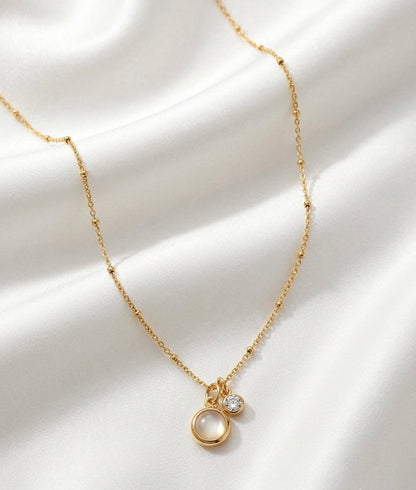 Golden Sands Charm Necklace