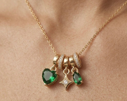 Charm Cascade Necklace