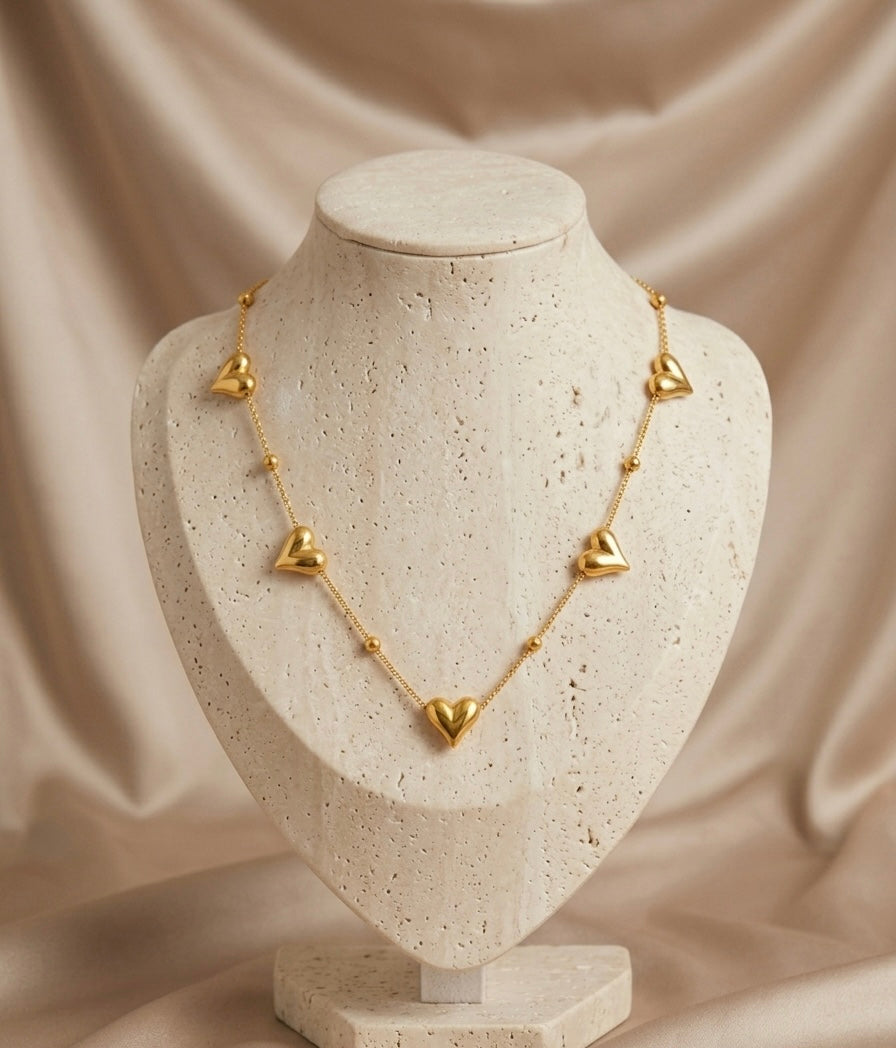 Linked Hearts Necklace
