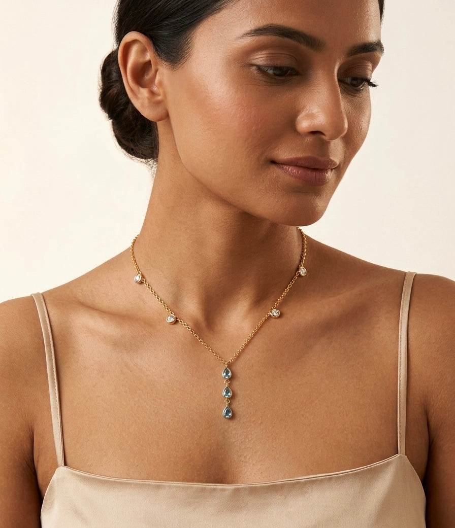 Serene Teal Necklace