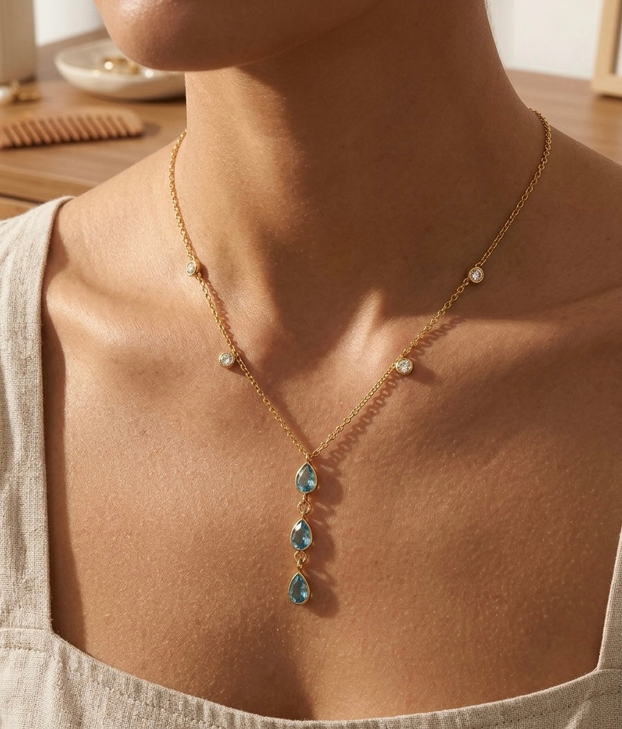 Serene Teal Necklace