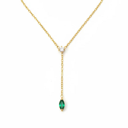 Emerald Whisper Necklace