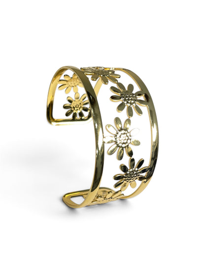 Floral Cuff Bracelet