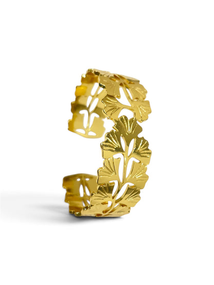 Floral Cutwork Cuff Bracelet