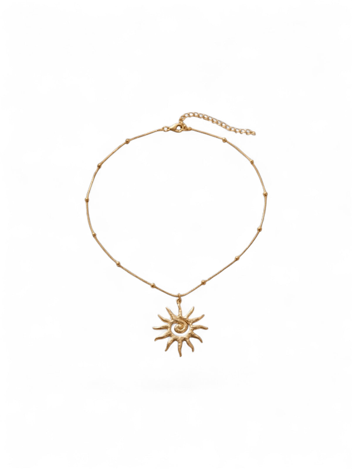 Spiral Sun Necklace