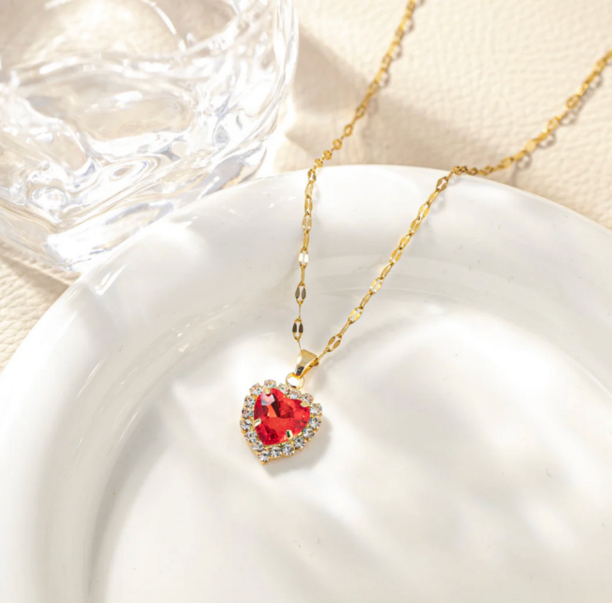 Lolita Ruby Heart Necklace