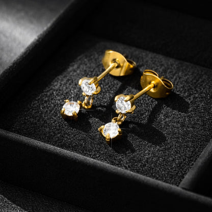 Twin Stud Earrings